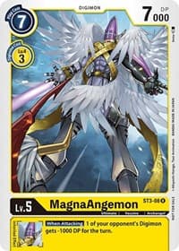MagnaAngemon (Official Tournament Pack Vol.3) - Starter Deck 03: Heaven's Yellow - Digimon Card Game card