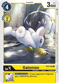 Gatomon - BT3-035 (Official Tournament Pack Vol.3) - Release Special Booster 1.0 - Digimon Card Game card