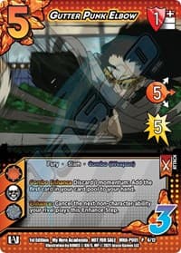 Gutter Punk Elbow (Plus Ultra Pack 1) - UniVersus: My Hero Academia Promo Cards - UniVersus card