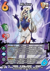 Mt. Lady (Plus Ultra Pack 1) - UniVersus: My Hero Academia Promo Cards - UniVersus card