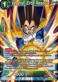 Vegeta, Elite Resolve - Saiyan Showdown - Dragon Ball Super: Masters card