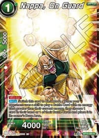 Nappa, on Guard - Saiyan Showdown - Dragon Ball Super: Masters card