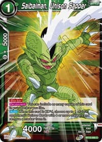Saibaiman, Unison Sapper - Saiyan Showdown - Dragon Ball Super: Masters card