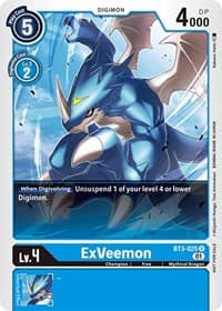 ExVeemon (Winner Pack Double Diamond) - Release Special Booster 1.0 - Digimon Card Game card