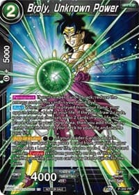 Broly, Unknown Power - Tournament Promotion Cards - Dragon Ball Super: Masters card