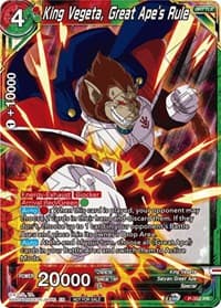 King Vegeta, Great Ape's Rule - Tournament Promotion Cards - Dragon Ball Super: Masters card