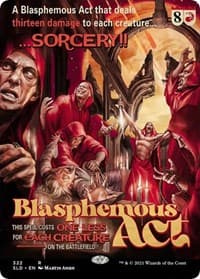 Blasphemous Act (322) - Secret Lair Drop Series - Magic: The Gathering card