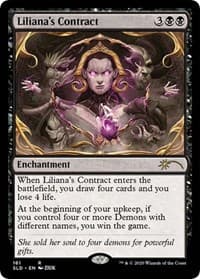 Liliana's Contract (161) - Secret Lair Drop Series - Magic: The Gathering card