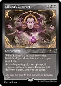 Liliana's Contract (161) (Foil Etched) - Secret Lair Drop Series - Magic: The Gathering card