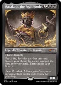 Razaketh, the Foulblooded (Foil Etched) - Secret Lair Drop Series - Magic: The Gathering card