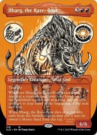 Ilharg, the Raze-Boar (Foil Etched) - Secret Lair Drop Series - Magic: The Gathering card