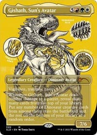 Gishath, Sun's Avatar (Foil Etched) - Secret Lair Drop Series - Magic: The Gathering card