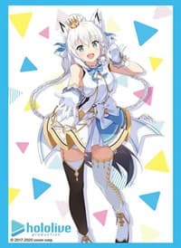 Bushiroad Sleeve Collection HG Vol.2925: Hololive Production - Shirakami Fubuki - 1st fes. "Non-stop Story" ver. (75-Pack) - Bushiroad Card Sleeves - Card Sleeves card