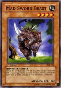 Mad Sword Beast - Starter Deck: Kaiba Evolution - YuGiOh card