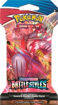 Battle Styles Sleeved Booster Pack - SWSH05: Battle Styles - Pokemon card