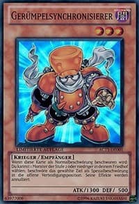 Junk Synchron (German) - "Gerumpelsynchronisierer" - Advent Calendar 2011 (Adventskalender) - YuGiOh card