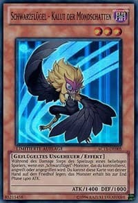 Blackwing - Kalut the Moon Shadow (German) - "Schwarzflugel - Kalut der Mondschatten" - Advent Calendar 2011 (Adventskalender) - YuGiOh card