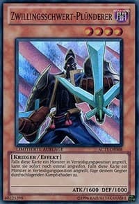 Twin-Sword Marauder (German) - "Zwillingsschwert-Plunderer" - Advent Calendar 2011 (Adventskalender) - YuGiOh card