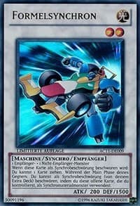 Formula Synchron (German) - "Formelsynchron" - Advent Calendar 2011 (Adventskalender) - YuGiOh card