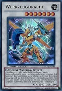 Power Tool Dragon (German) - "Werkzeugdrache" - Advent Calendar 2011 (Adventskalender) - YuGiOh card