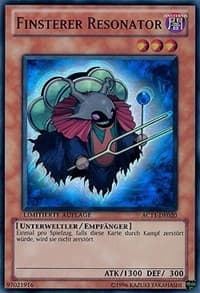 Dark Resonator (German) - "Finsterer Resonator" - Advent Calendar 2011 (Adventskalender) - YuGiOh card