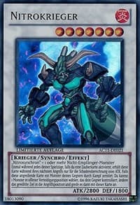 Nitro Warrior (German) - "Nitrokrieger" - Advent Calendar 2011 (Adventskalender) - YuGiOh card