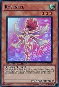 Rose Fairy (German) - "Rosenfee" - Advent Calendar 2011 (Adventskalender) - YuGiOh card