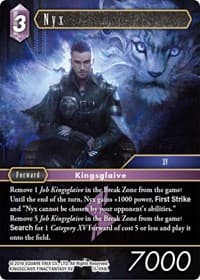 Nyx - Crystal Dominion - Final Fantasy TCG card