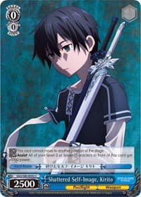 Shattered Self-Image, Kirito - Sword Art Online -Alicization- Vol.2 - Weiss Schwarz card