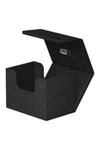 SideWinder XenoSkin 80+ Monocolor Deck Case - Black - Ultimate Guard Deck Boxes - Deck Boxes card