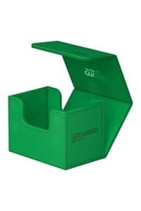 SideWinder XenoSkin 80+ Monocolor Deck Case - Green - Ultimate Guard Deck Boxes - Deck Boxes card