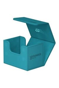 SideWinder XenoSkin 80+ Monocolor Deck Case - Petrol - Ultimate Guard Deck Boxes - Deck Boxes card