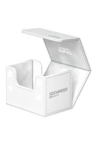 SideWinder XenoSkin 80+ Monocolor Deck Case - White - Ultimate Guard Deck Boxes - Deck Boxes card