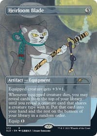 Heirloom Blade - Secret Lair Drop Series - Magic: The Gathering card
