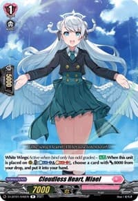 Cloudless Heart, Miael - D-LBT01: Lyrical Melody - Cardfight Vanguard card