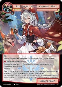 Red Riding Hood, Crimson Wolf - Game of Gods - Force of Will card