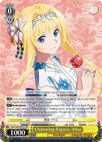 Charming Figure, Alice (SR) - Sword Art Online -Alicization- Vol.2 - Weiss Schwarz card