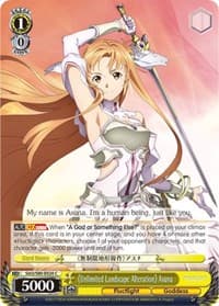 Unlimited Landscape Alteration Asuna - Sword Art Online -Alicization- Vol.2 - Weiss Schwarz card