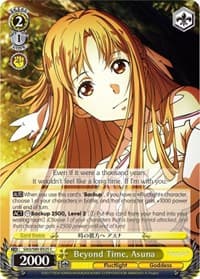 Beyond Time, Asuna - Sword Art Online -Alicization- Vol.2 - Weiss Schwarz card