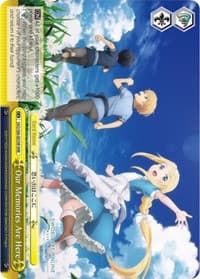 Our Memories Are Here (RRR) - Sword Art Online -Alicization- Vol.2 - Weiss Schwarz card