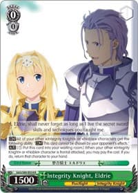 Integrity Knight, Eldrie - Sword Art Online -Alicization- Vol.2 - Weiss Schwarz card