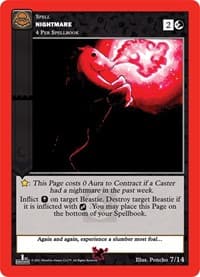 Nightmare - Nightfall: First Edition Release Event Deck - MetaZoo card