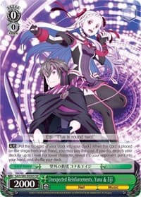 Unexpected Reinforcements, Yuna & Eiji (SR) - Sword Art Online -Alicization- Vol.2 - Weiss Schwarz card