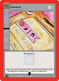 Bookmark (Garson Invader) - Nightfall: First Edition Release Event Deck - MetaZoo card