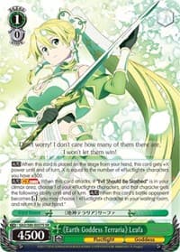 Earth Goddess Terraria Leafa (SR) - Sword Art Online -Alicization- Vol.2 - Weiss Schwarz card