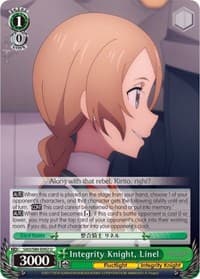 Integrity Knight, Linel - Sword Art Online -Alicization- Vol.2 - Weiss Schwarz card