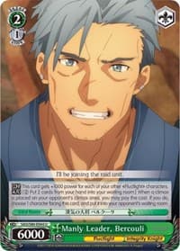 Manly Leader, Bercouli - Sword Art Online -Alicization- Vol.2 - Weiss Schwarz card