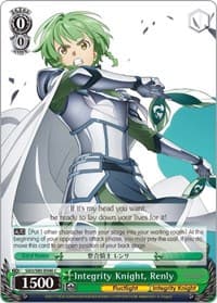 Integrity Knight, Renly - Sword Art Online -Alicization- Vol.2 - Weiss Schwarz card