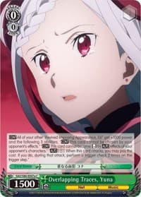 Overlapping Traces, Yuna (A) - Sword Art Online -Alicization- Vol.2 - Weiss Schwarz card