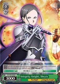 Integrity Knight, Sheyta - Sword Art Online -Alicization- Vol.2 - Weiss Schwarz card